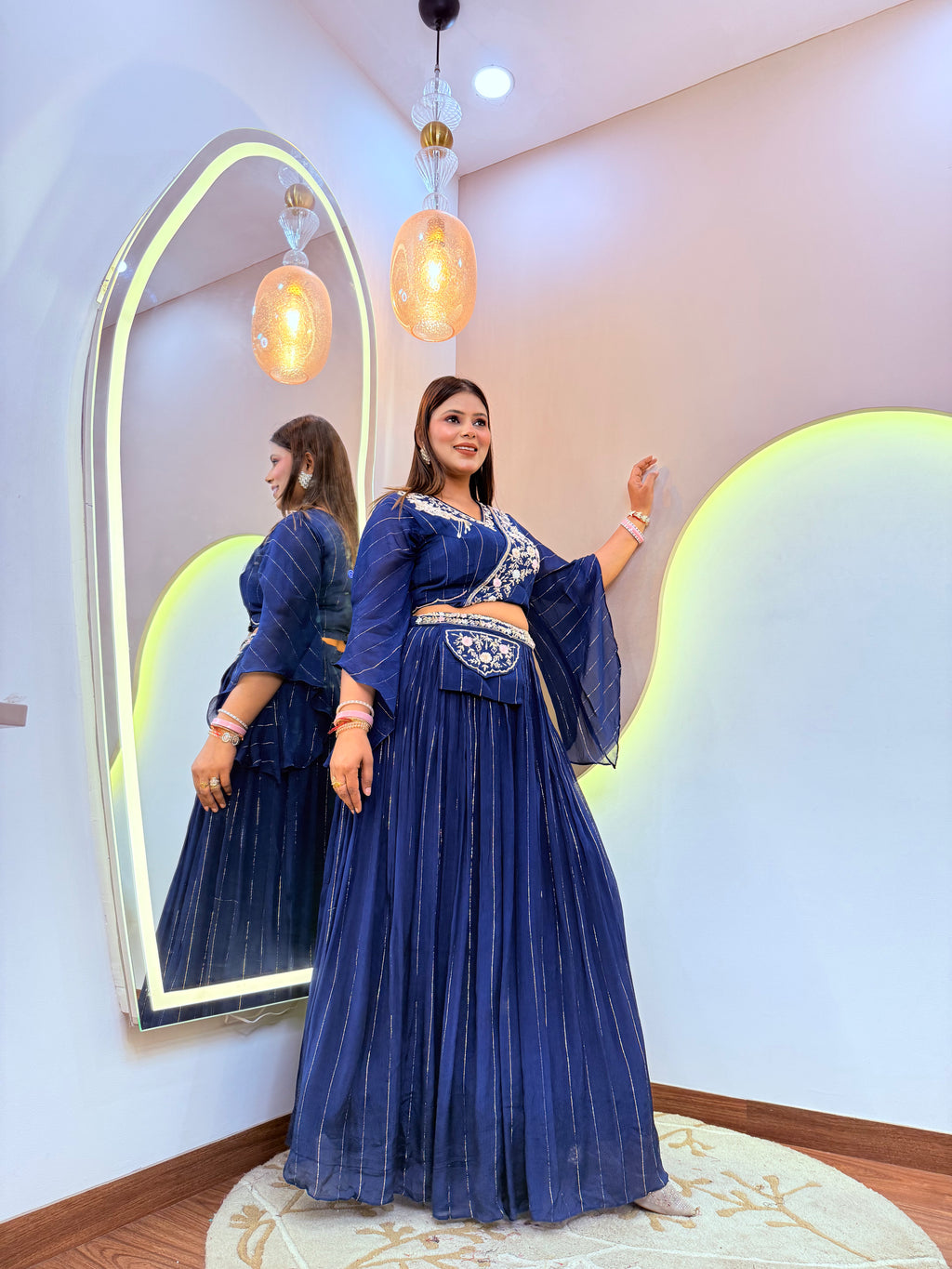 " RONAK" PARTY WEAR DRESS