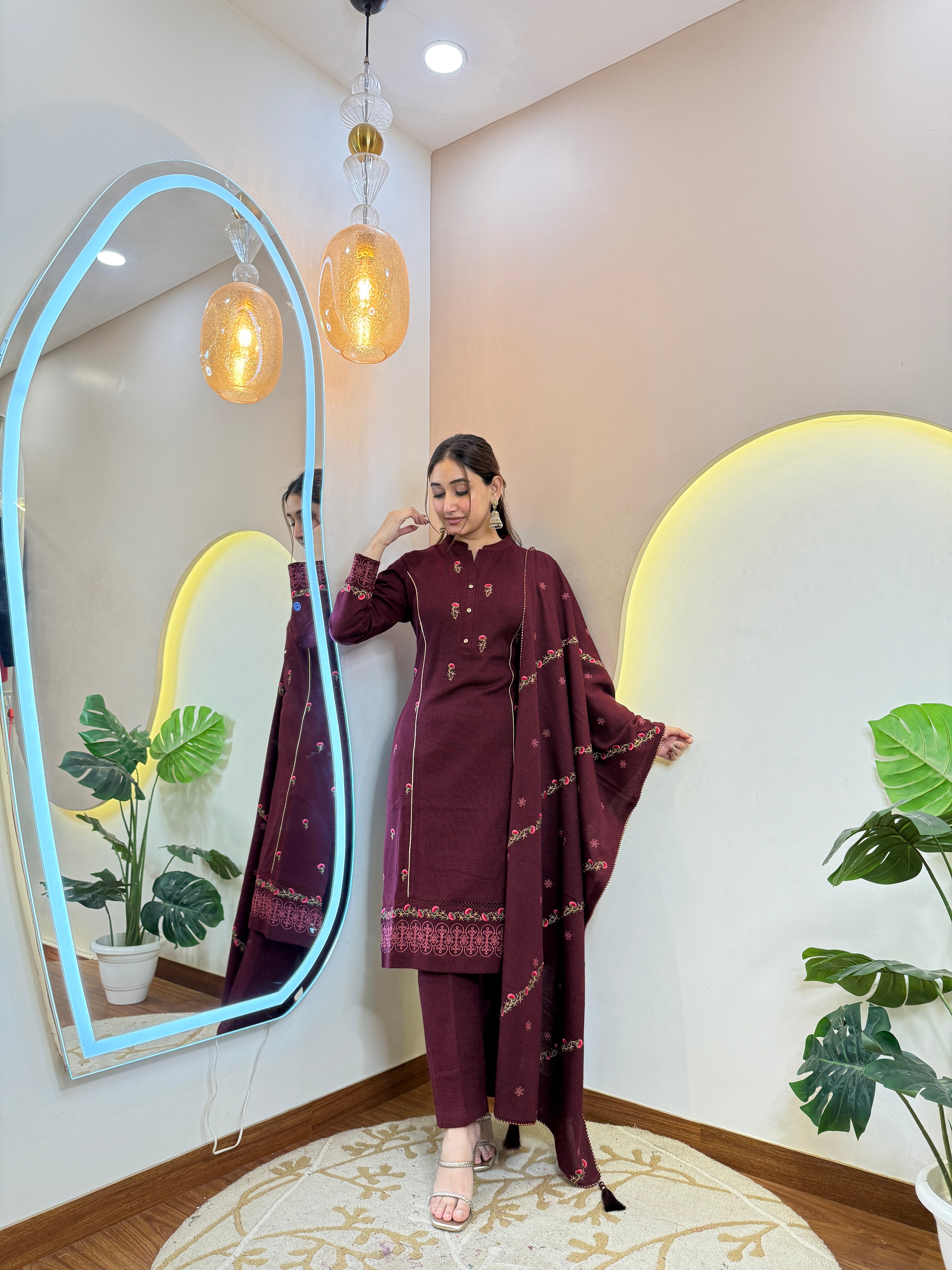 AARFA OUTFIT WOOLEN 3pc SET