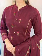 AARFA OUTFIT WOOLEN 3pc SET