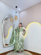 D540  ANARKALI PANT SUIT OUTFIT  GOWN