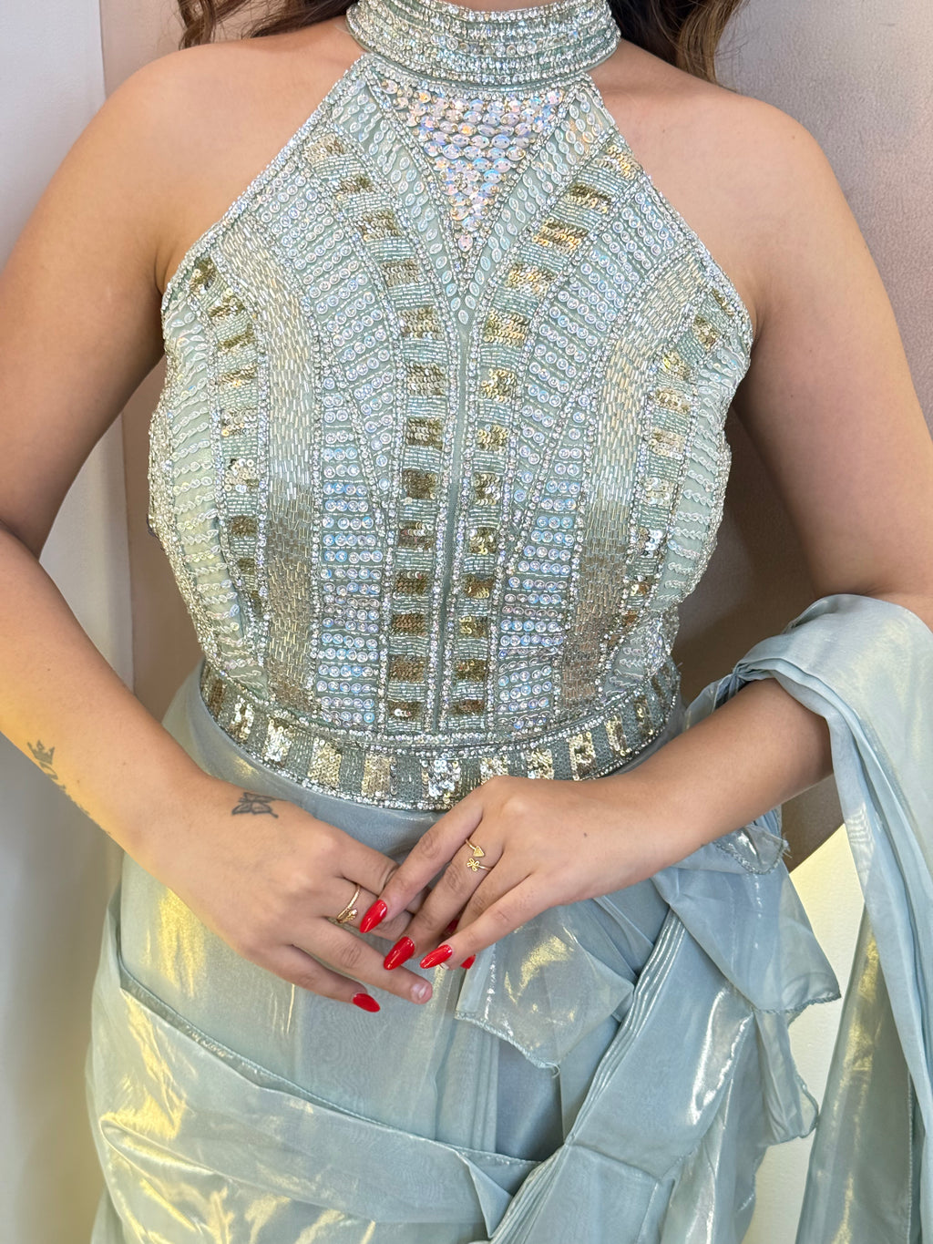 "SHANVI" DRAPE SAREE