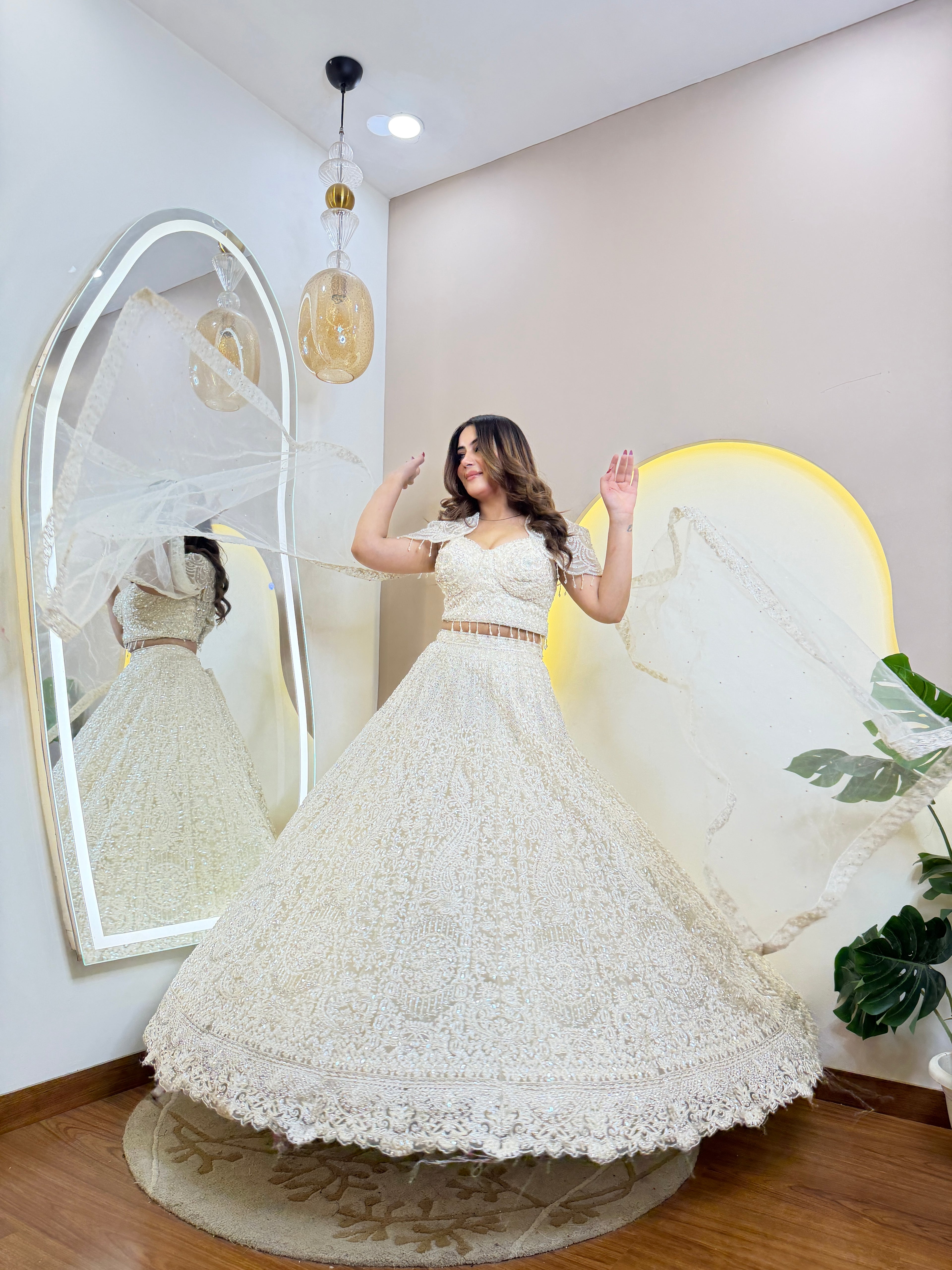 D38   CAPE STYLE LEHENGA