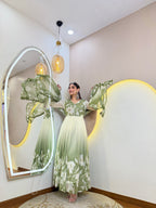 D540  ANARKALI PANT SUIT OUTFIT  GOWN