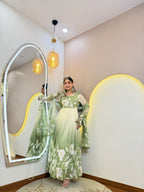 D540  ANARKALI PANT SUIT OUTFIT  GOWN