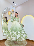 D540  ANARKALI PANT SUIT OUTFIT  GOWN