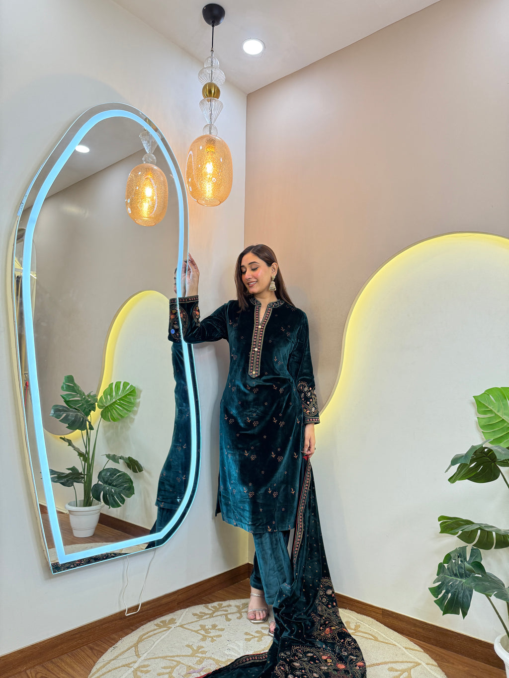 YASMIN  WOOLEN 3pc SET