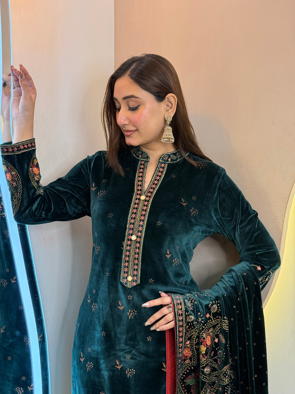 YASMIN  WOOLEN 3pc SET