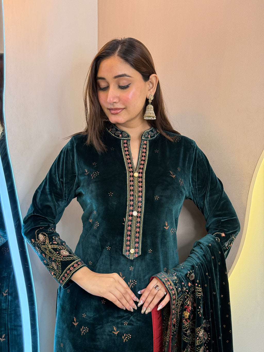 YASMIN  WOOLEN 3pc SET