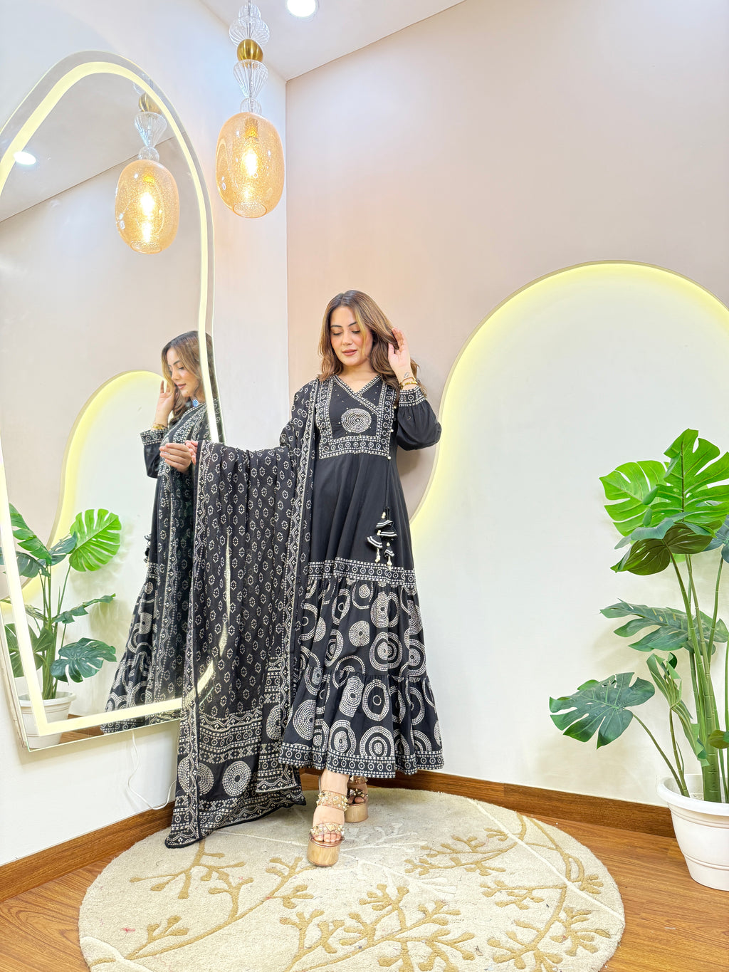 B979 COTTON  3PC SUIT