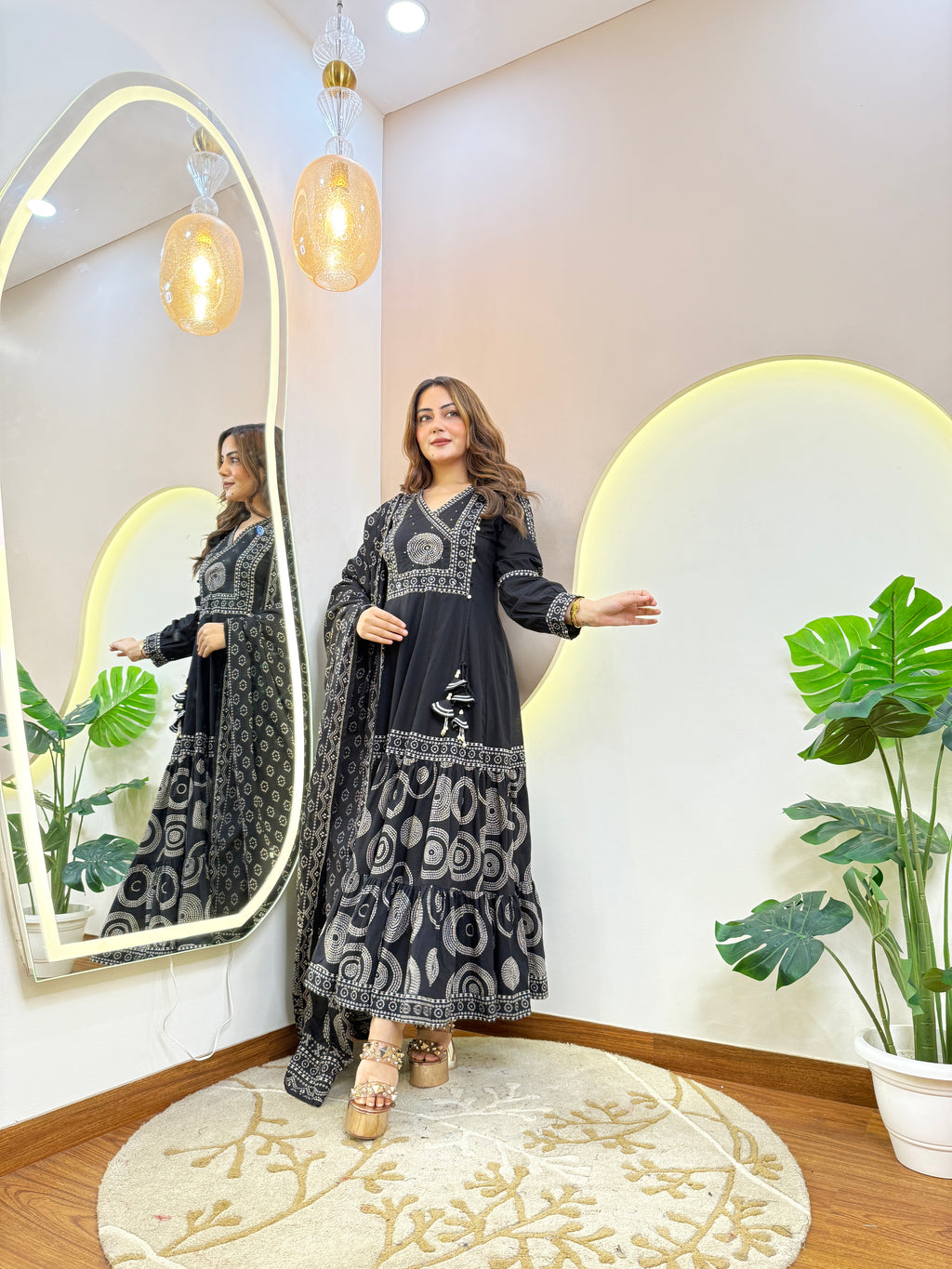 B979 COTTON  3PC SUIT