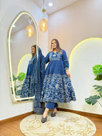 B979 COTTON  3PC SUIT
