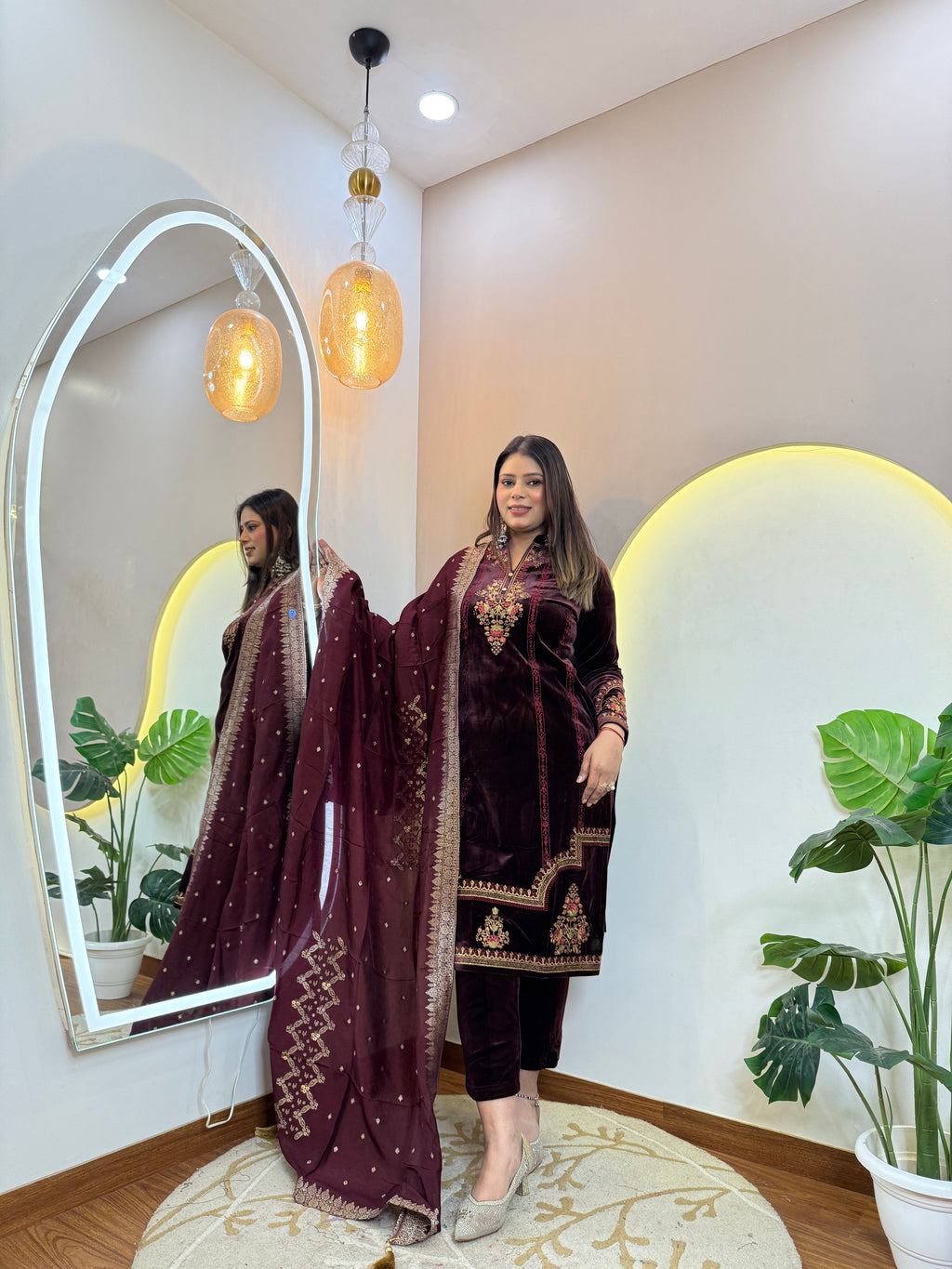 ZUBAIDA  WOOLEN 3pc SET