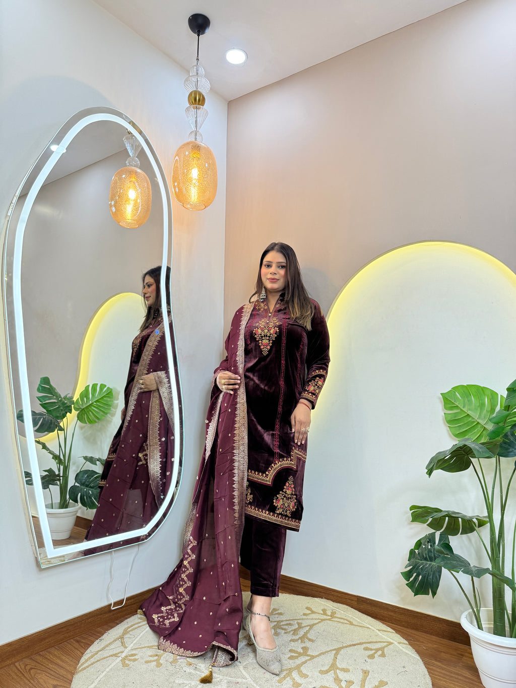 ZUBAIDA  WOOLEN 3pc SET