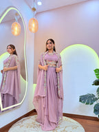 "NAZRAANA" CAPE STYLE