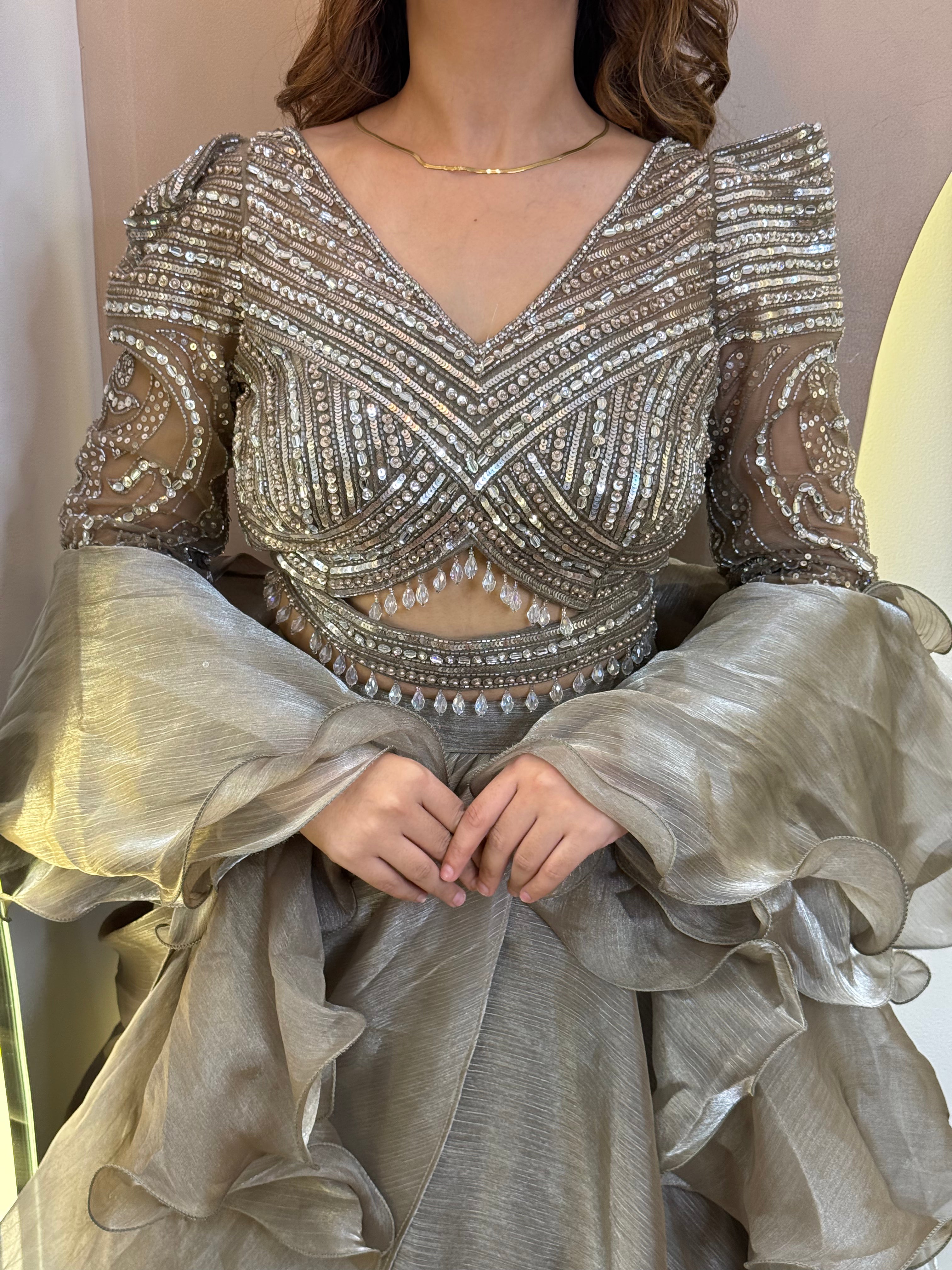 "NARGIS" CROP TOP SKIRT