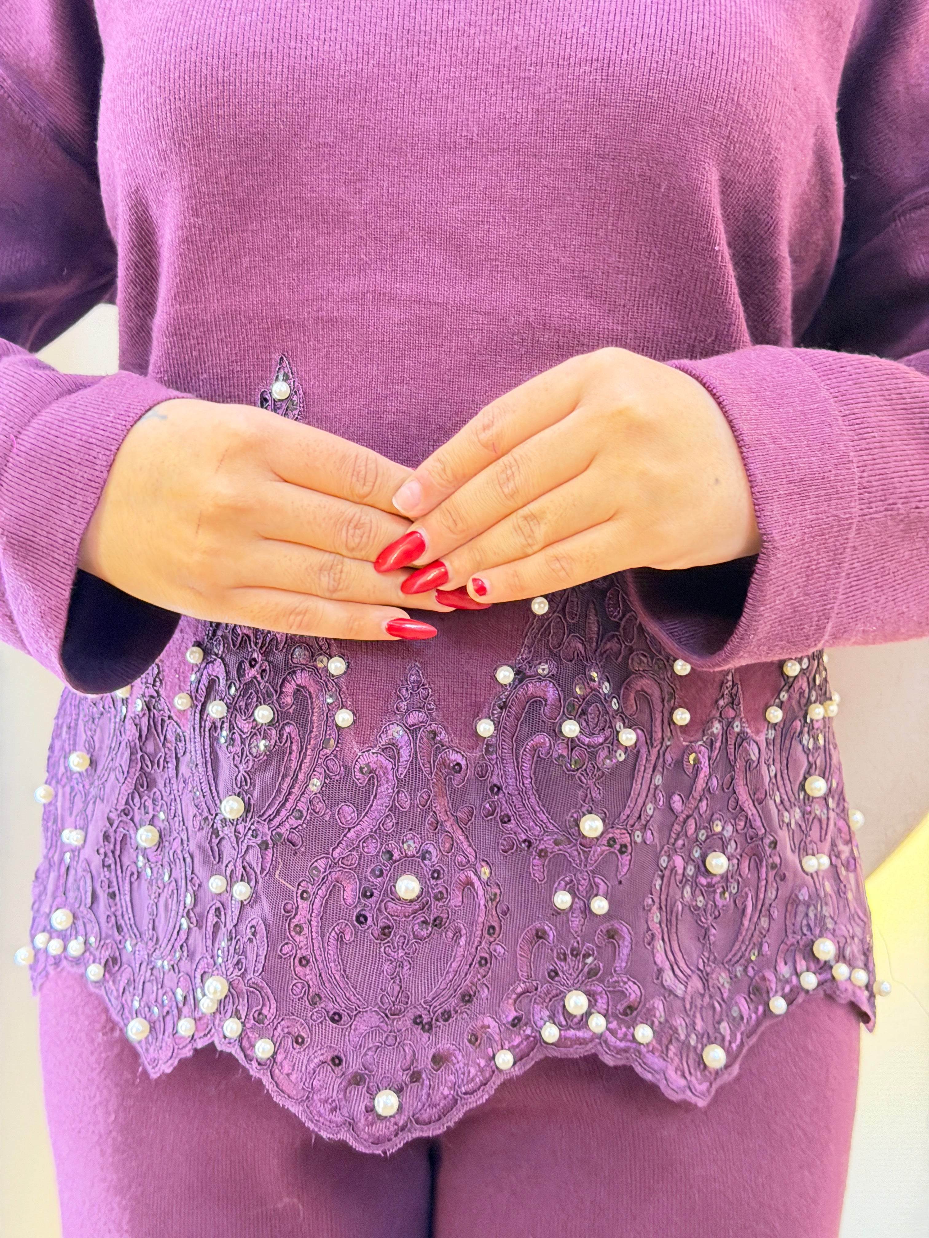 Aw540 WOOLEN CORD SET