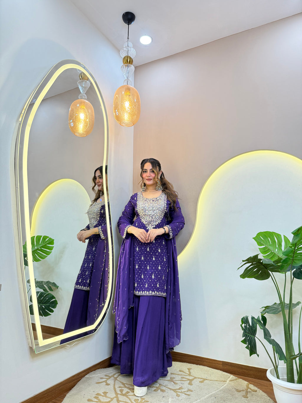 "SAMINA " SHARARA SUIT