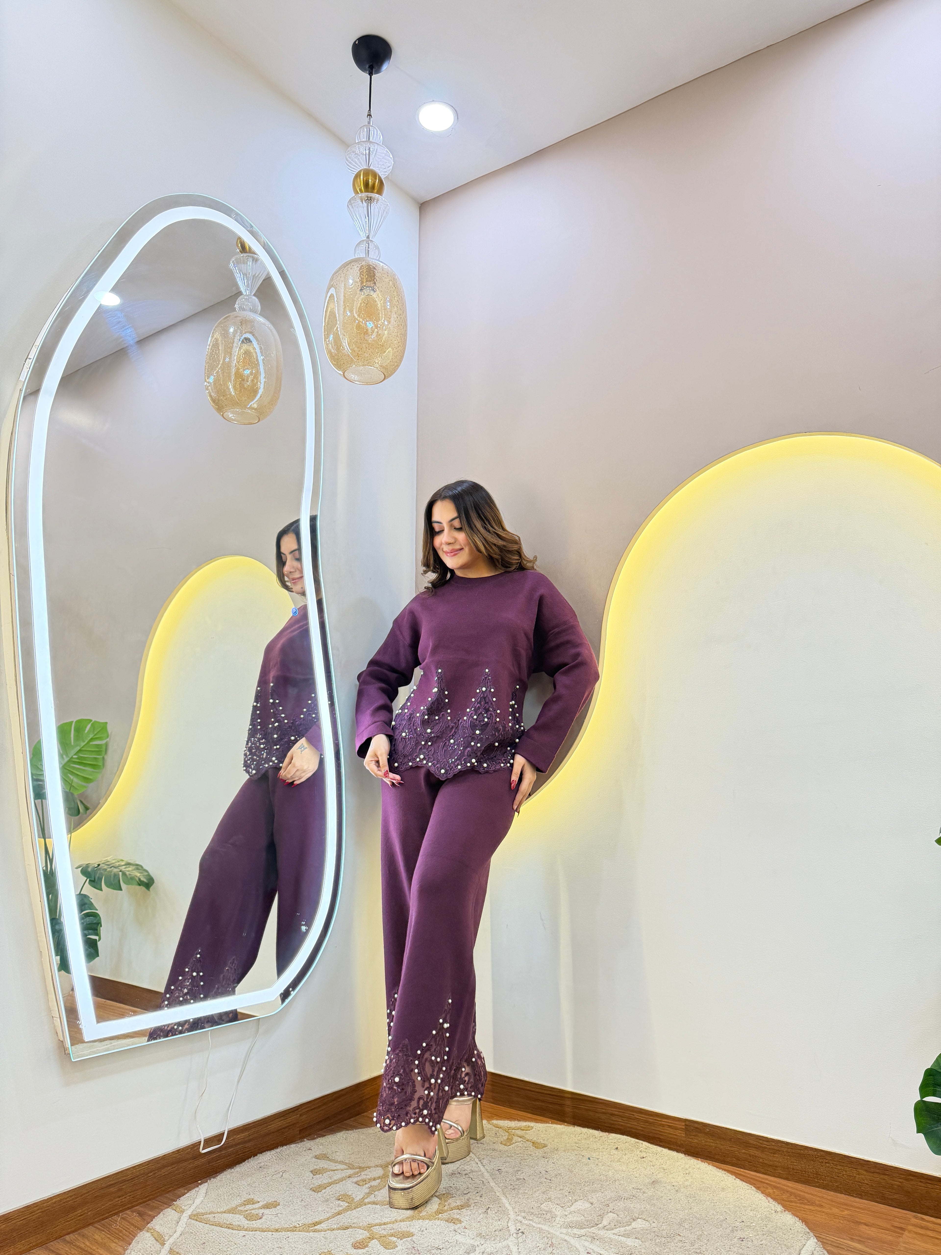 Aw540 WOOLEN CORD SET