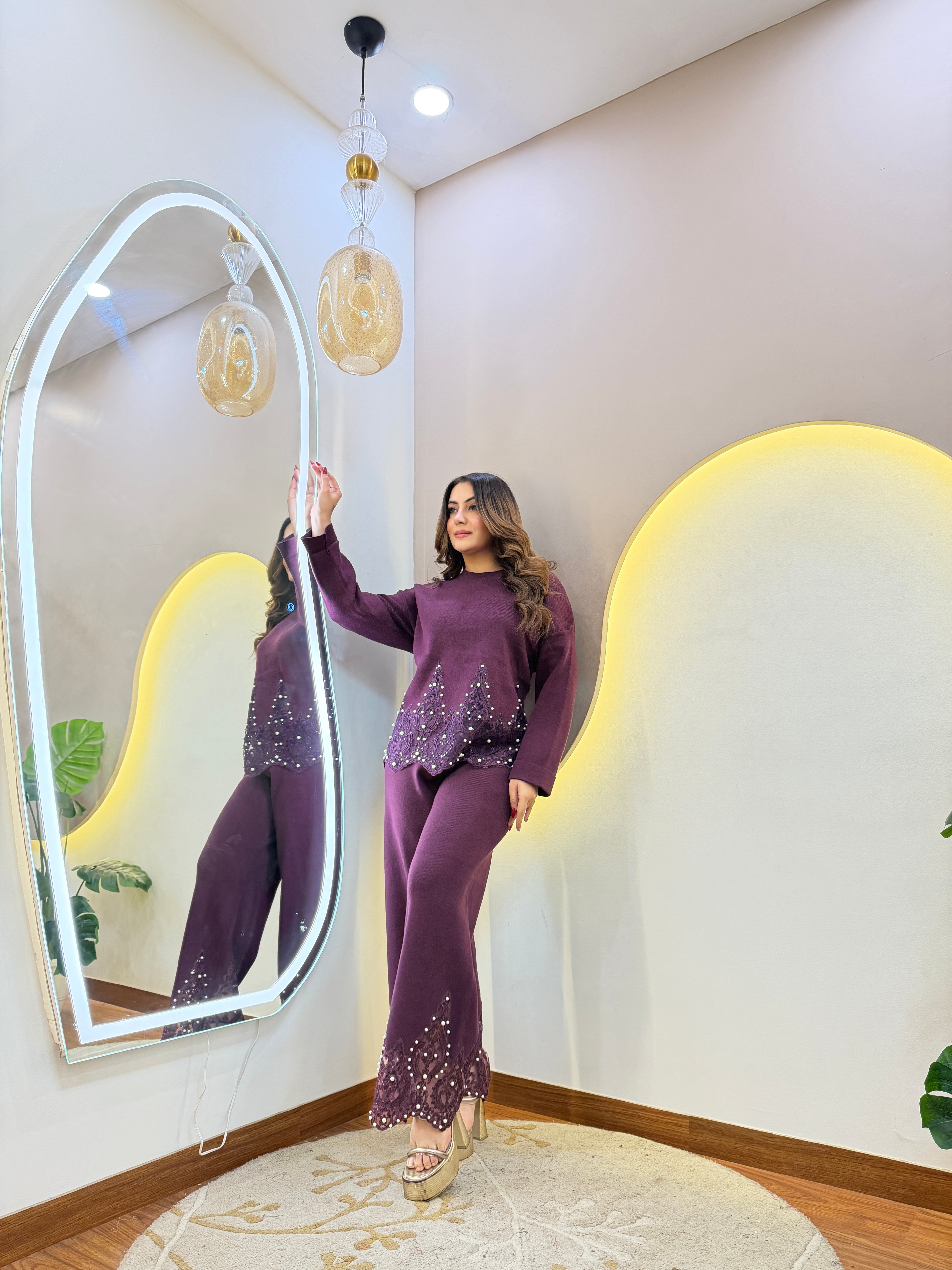 Aw540 WOOLEN CORD SET