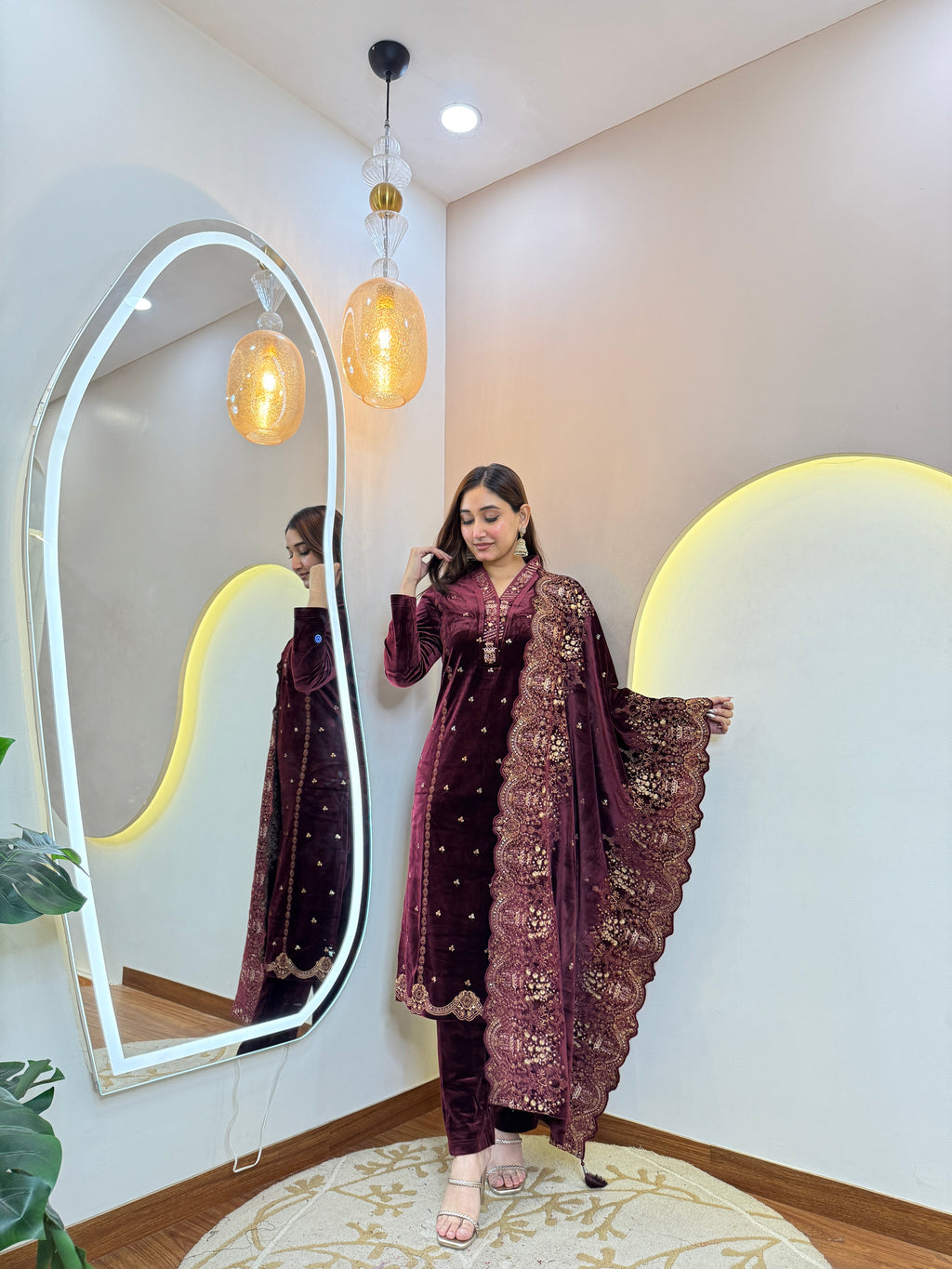 SYHA  OUTFIT  WOOLEN 3pc SET