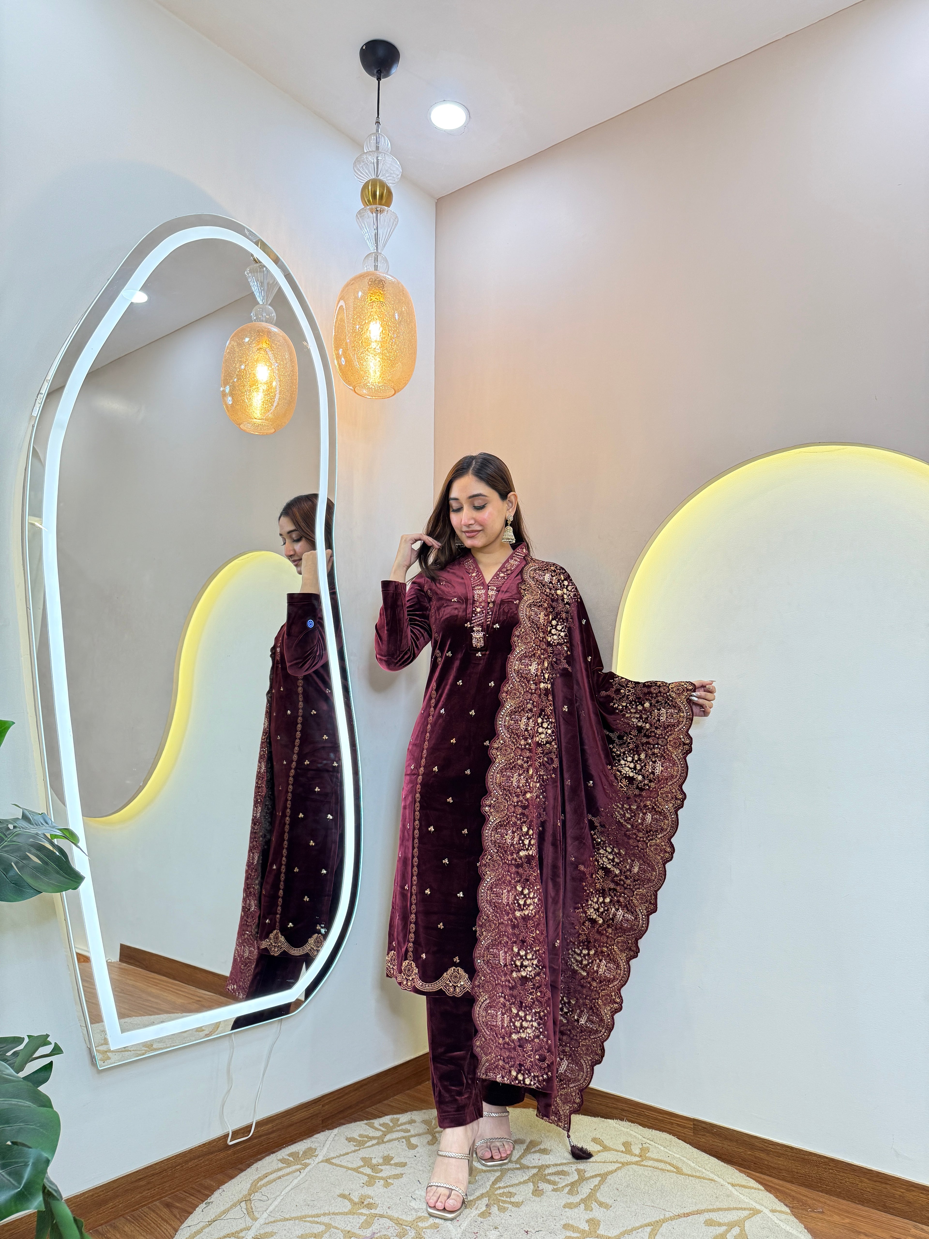 SYHA  OUTFIT  WOOLEN 3pc SET