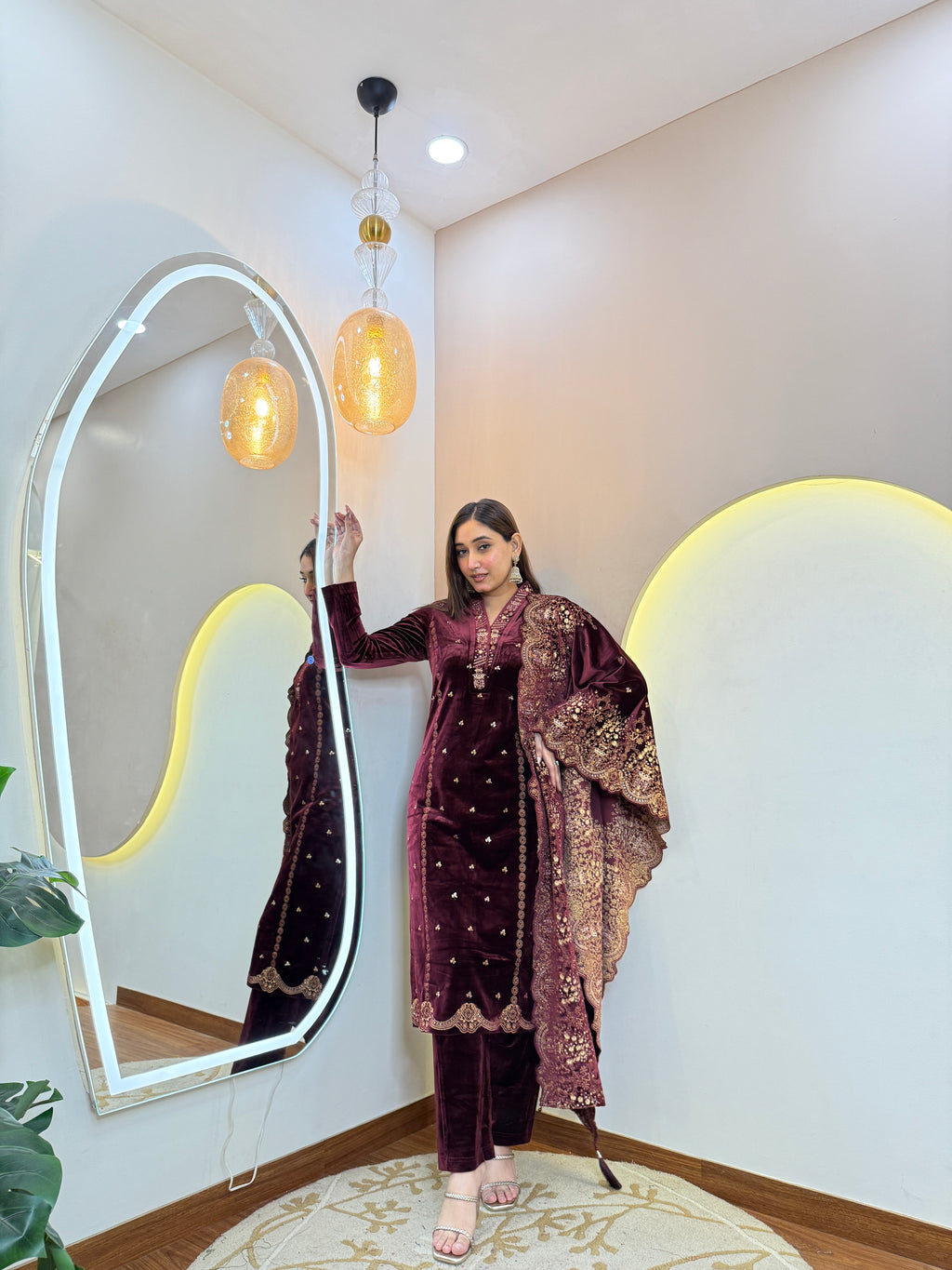 SYHA  OUTFIT  WOOLEN 3pc SET