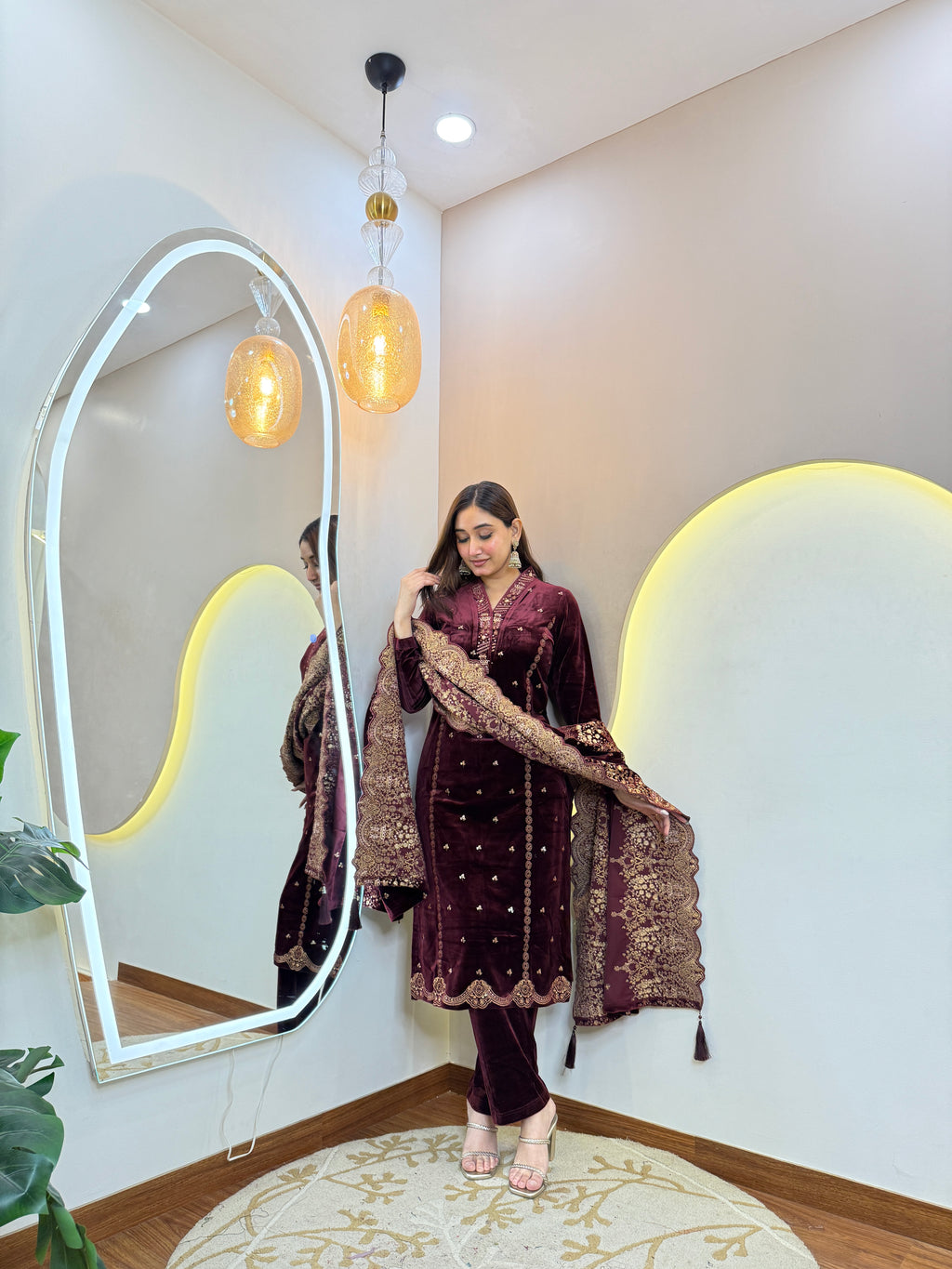 SYHA  OUTFIT  WOOLEN 3pc SET