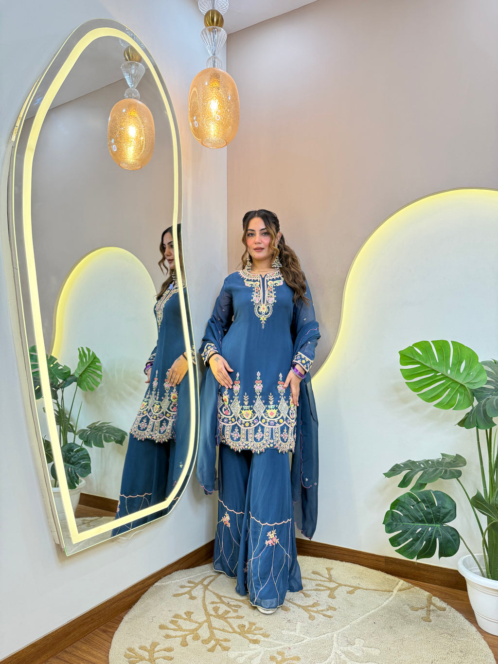"RUKHSAR " SHARARA SUIT
