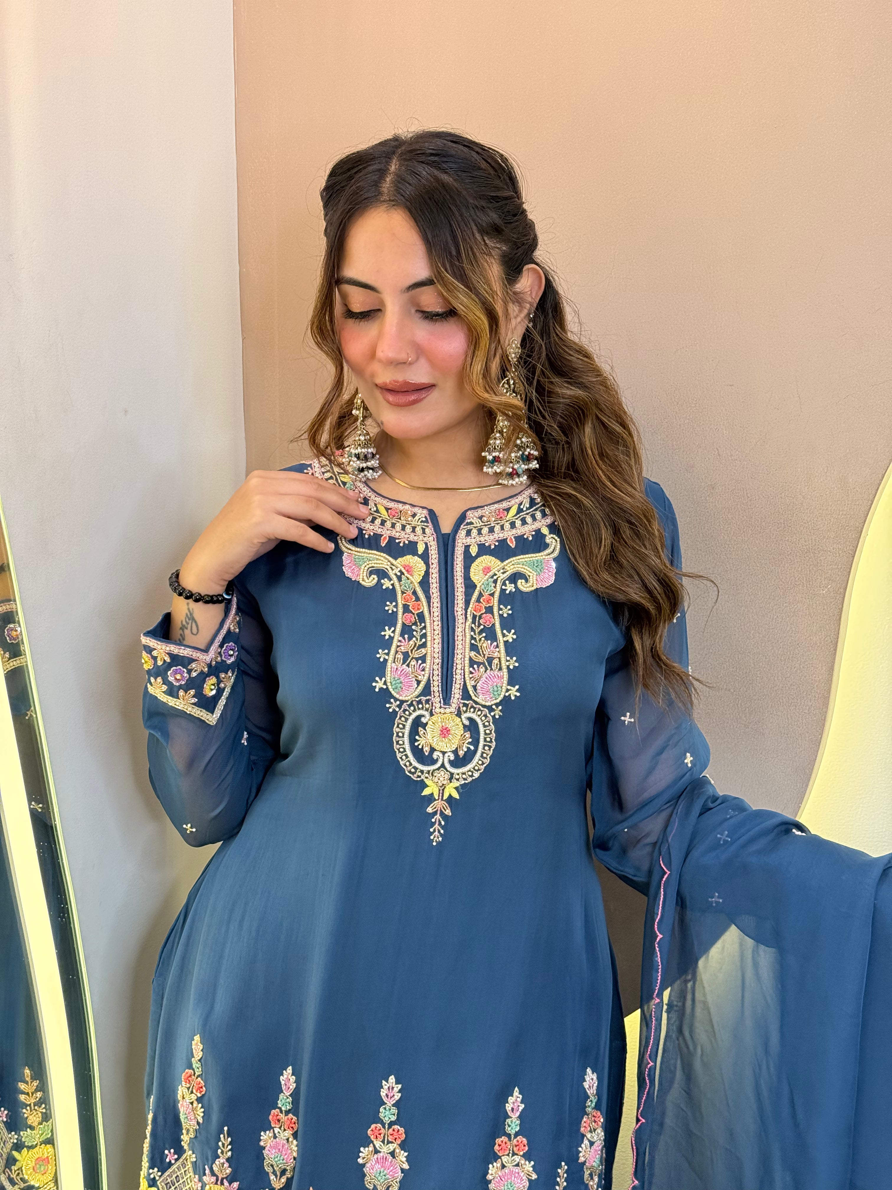 "RUKHSAR " SHARARA SUIT