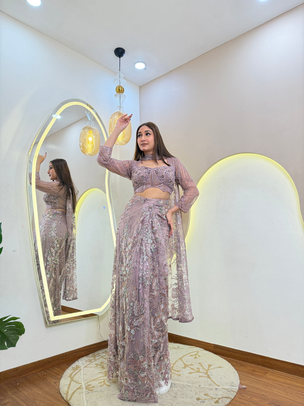 D730   DRAPE SAREE