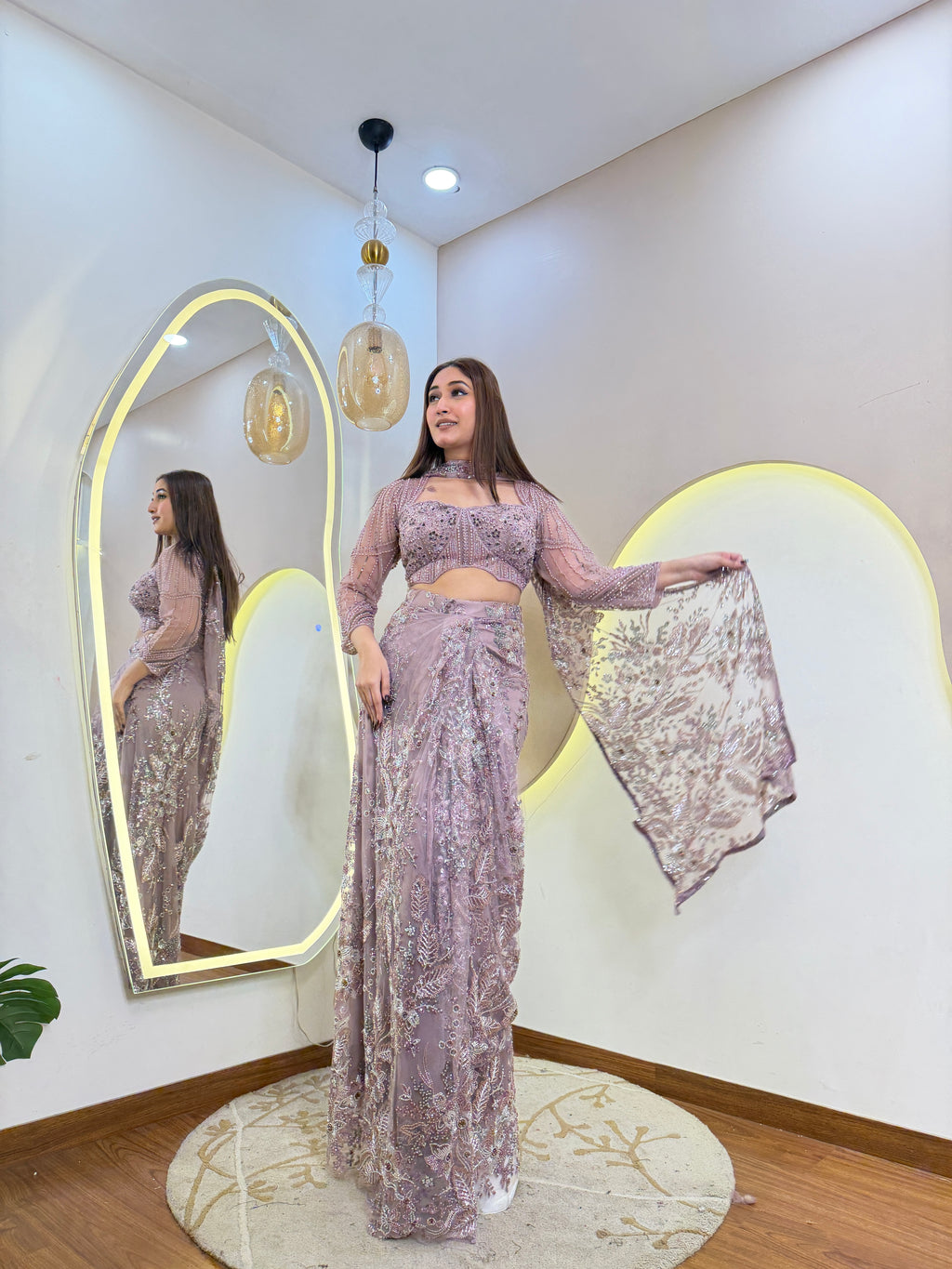 D730   DRAPE SAREE