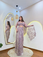 D730   DRAPE SAREE