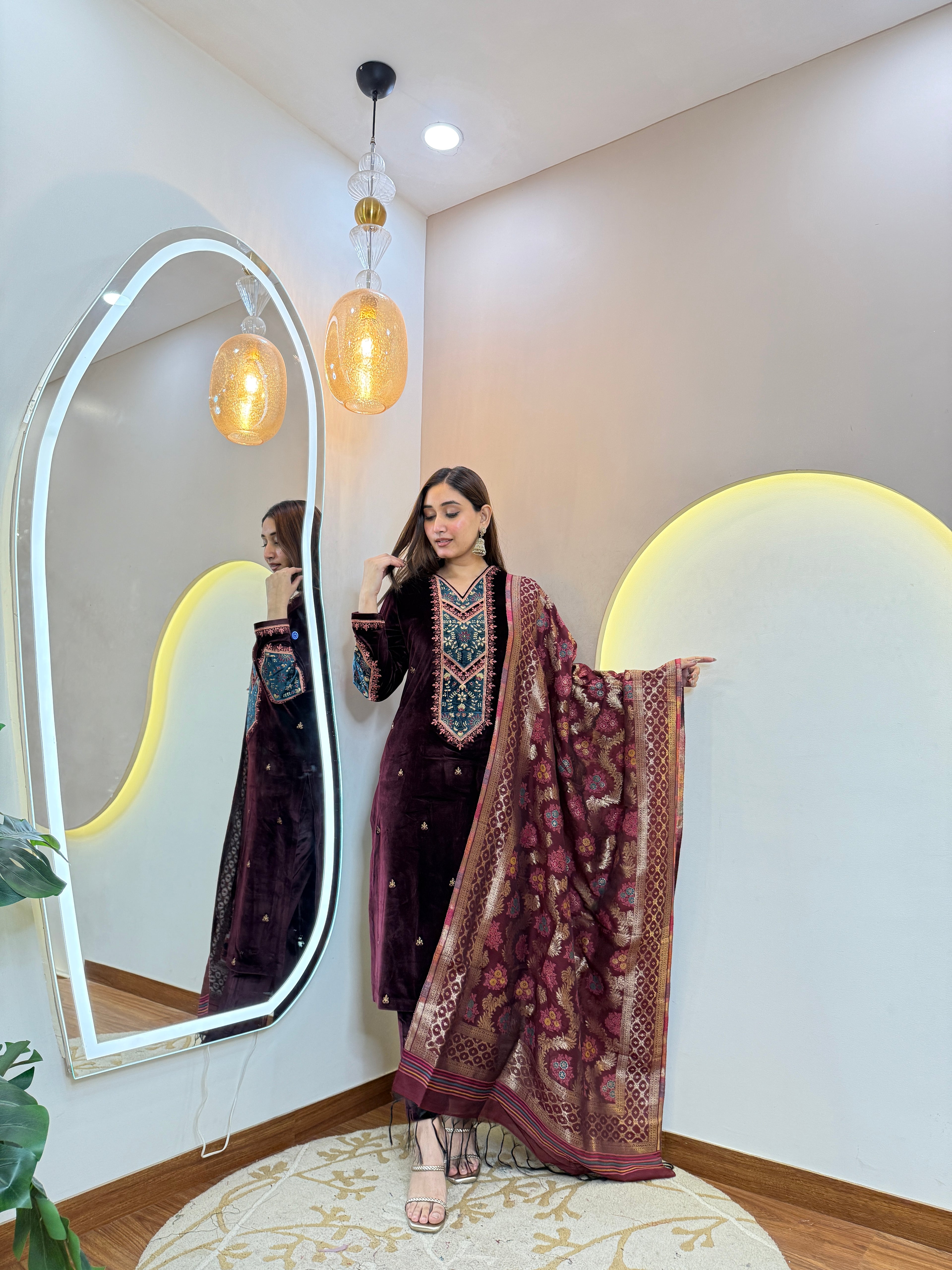 SUNHERI  WOOLEN 3pc SET