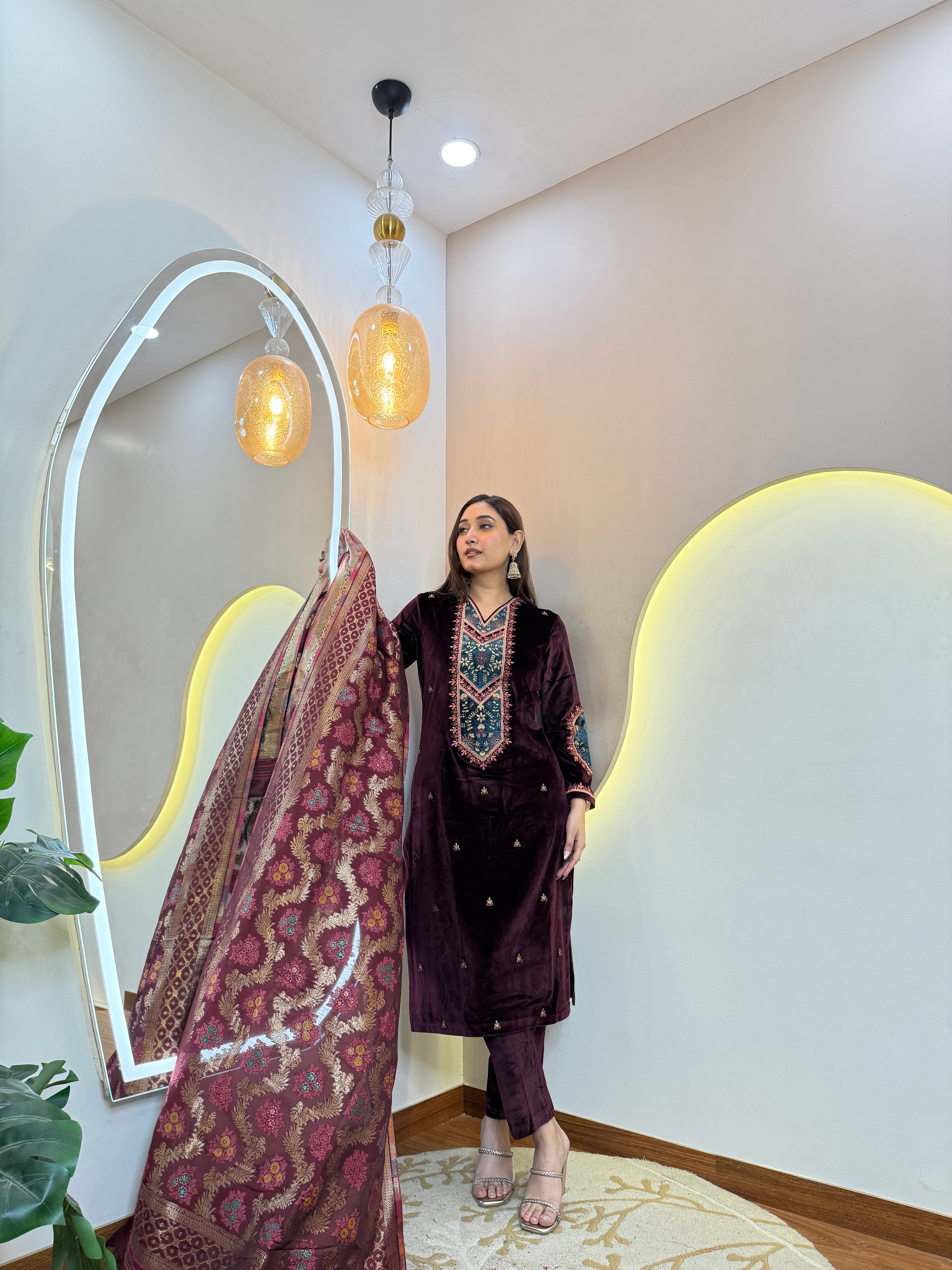 SUNHERI  WOOLEN 3pc SET