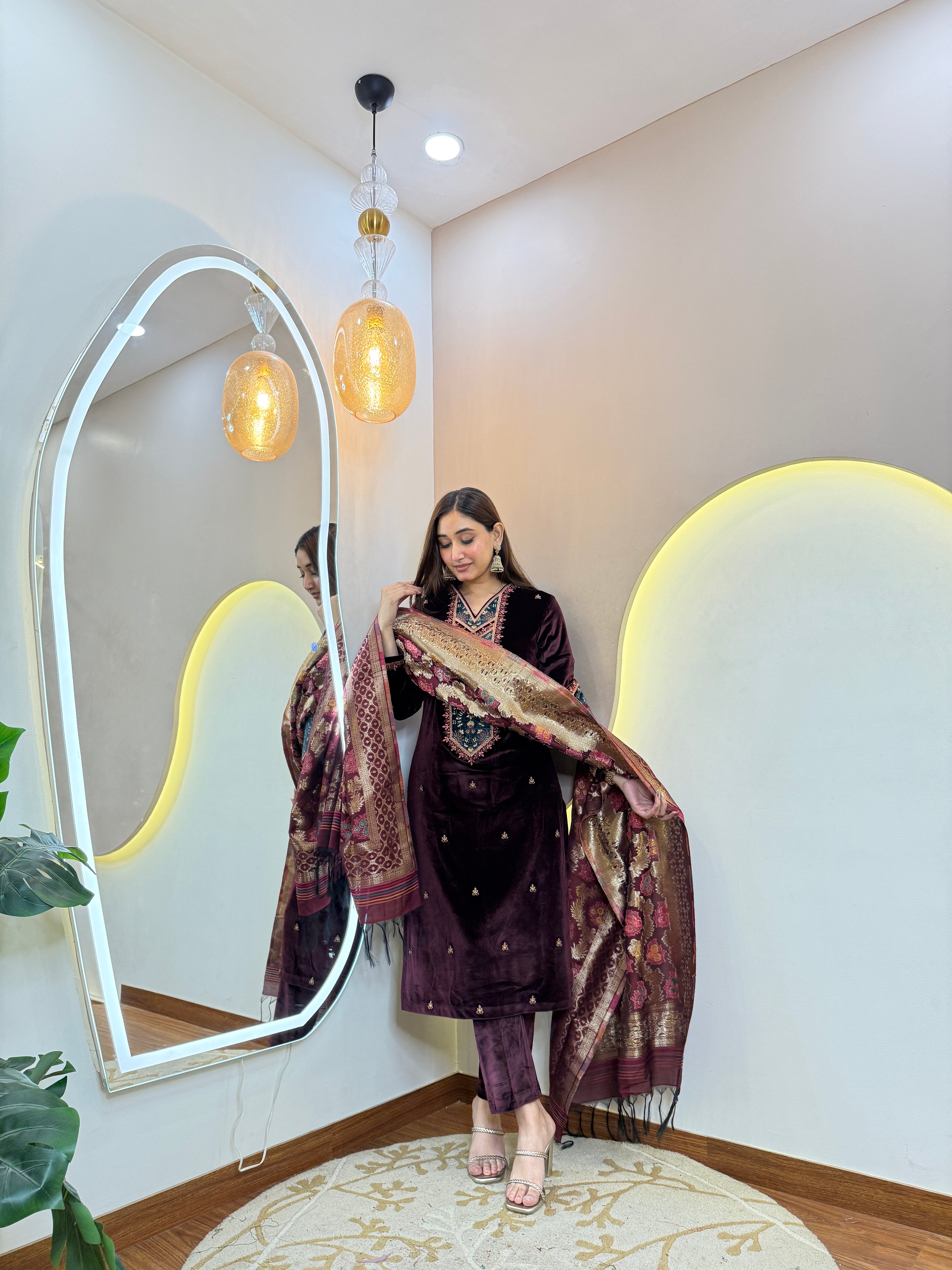 SUNHERI  WOOLEN 3pc SET