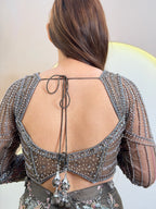D730   DRAPE SAREE