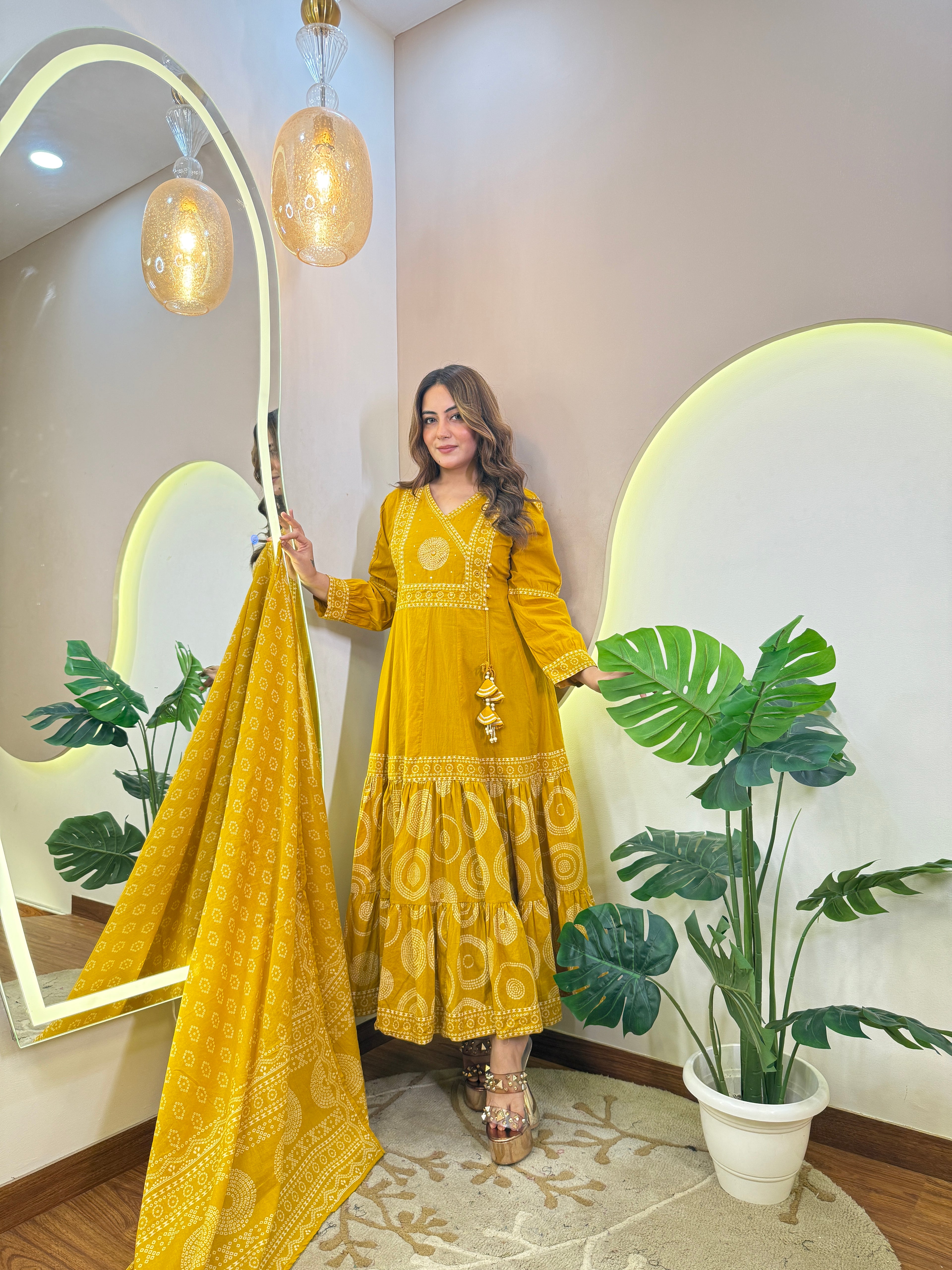B979 COTTON  3PC SUIT