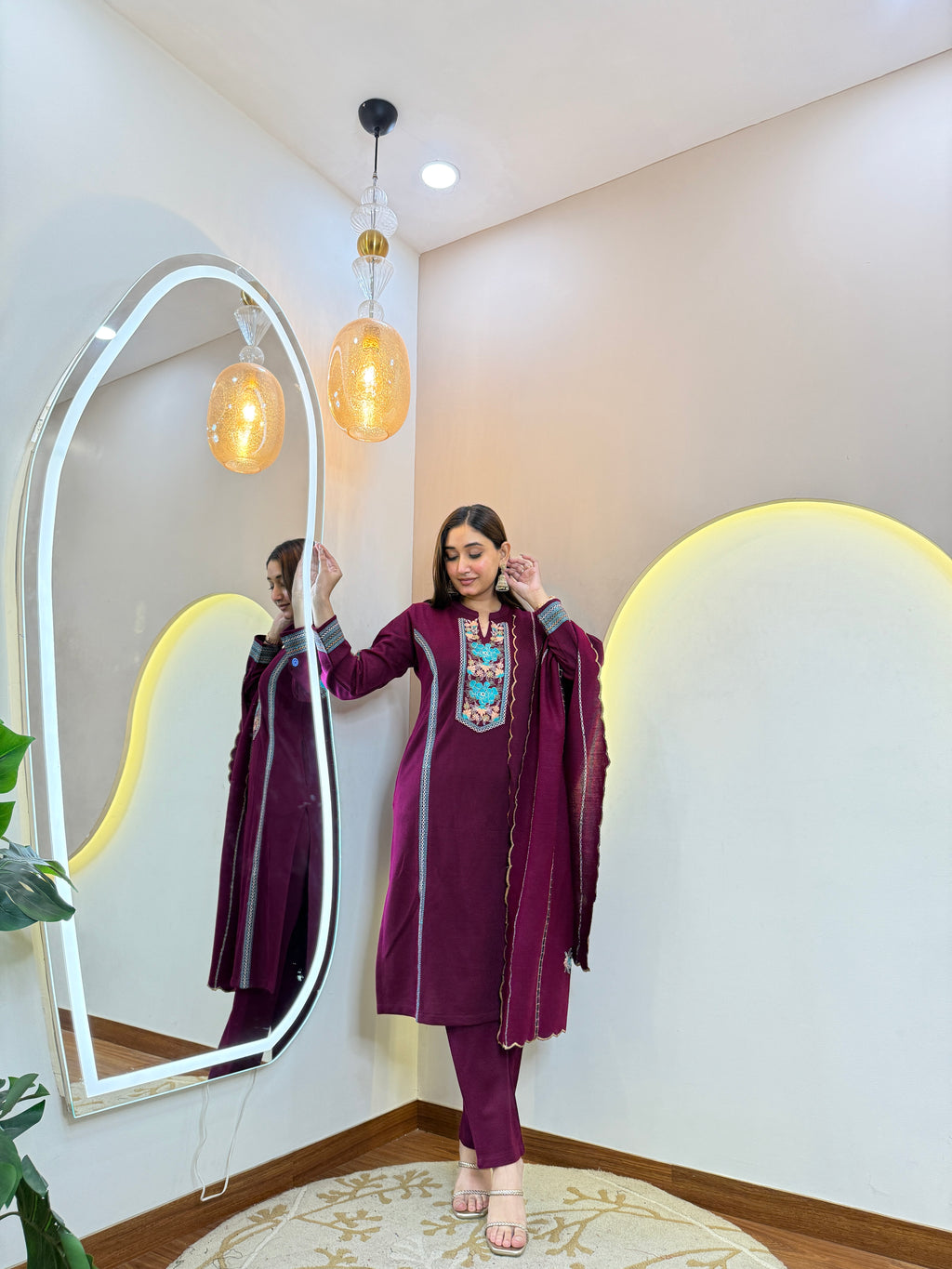 MISHFAH OUTFIT WOOLEN 3pc SET