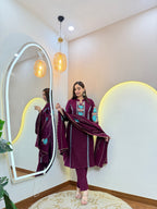 MISHFAH OUTFIT WOOLEN 3pc SET