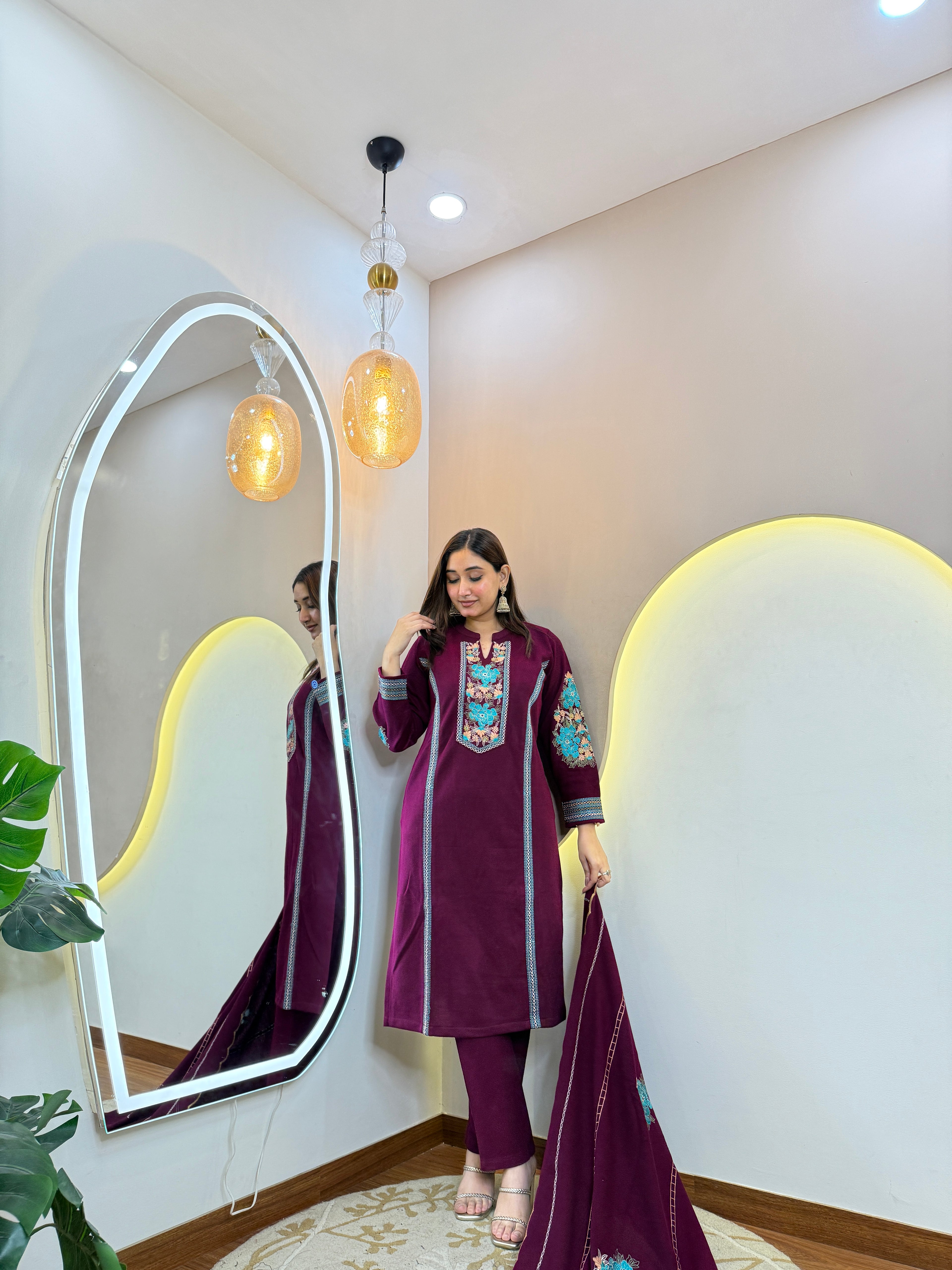 MISHFAH OUTFIT WOOLEN 3pc SET