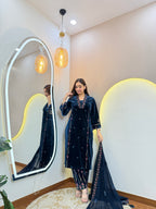 HAMIDA VELVET 3pc. SET