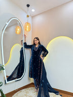 HAMIDA VELVET 3pc. SET