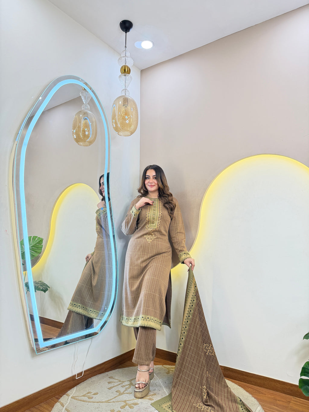 Aw509 WOOLEN 3pc SET