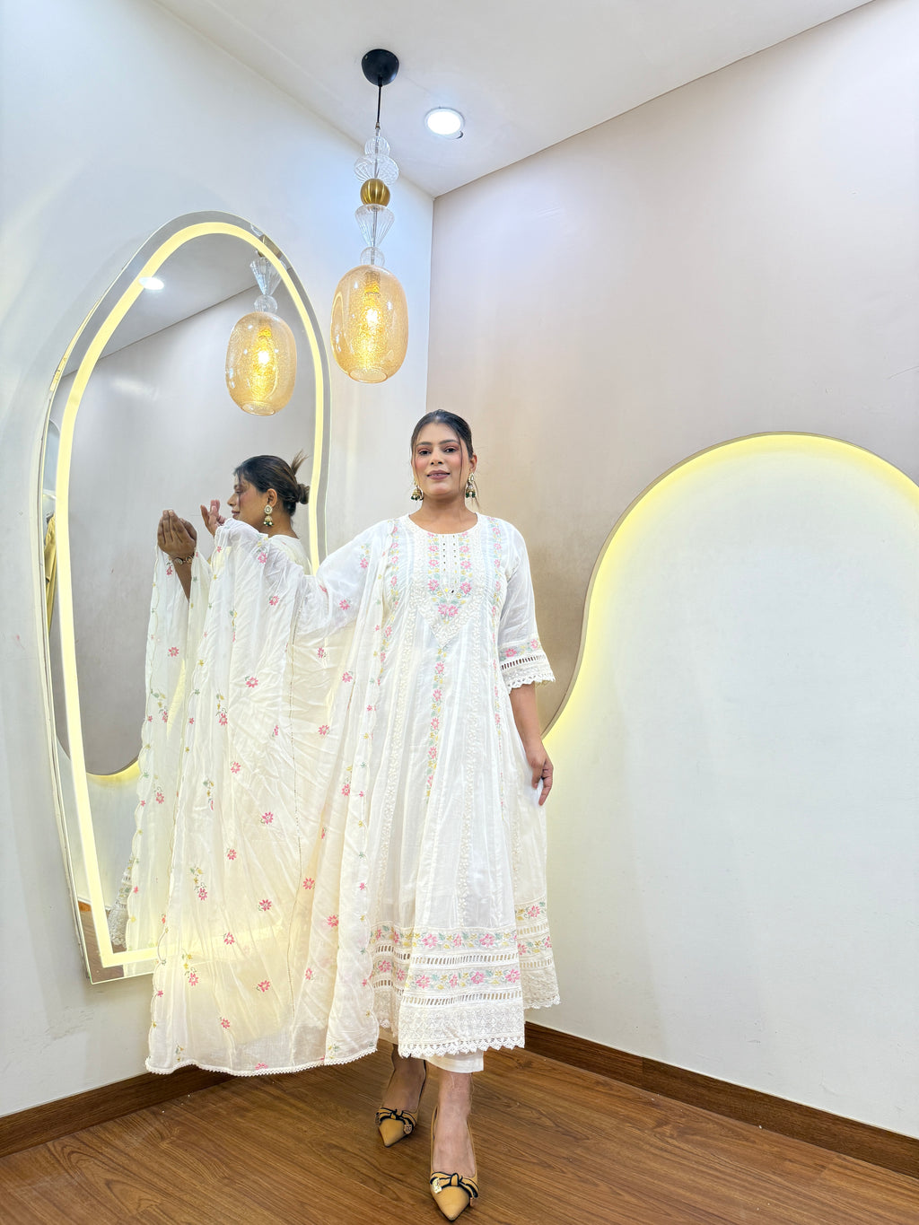 D790  ANARKALI PANT SUIT OUTFIT GOWN