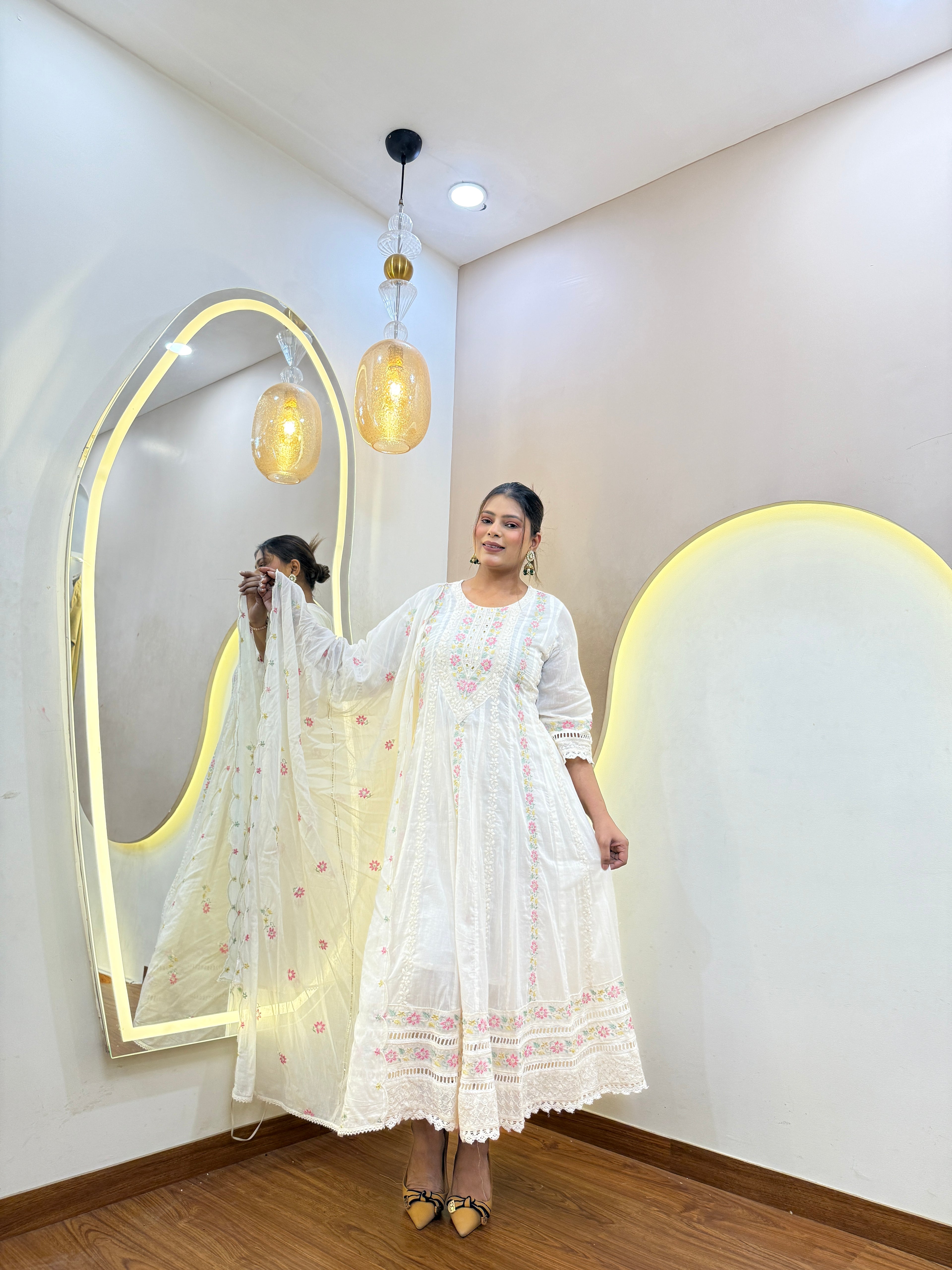 D790  ANARKALI PANT SUIT OUTFIT GOWN