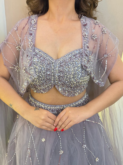 ZEINA OUTFIT CROP TOP SKIRT