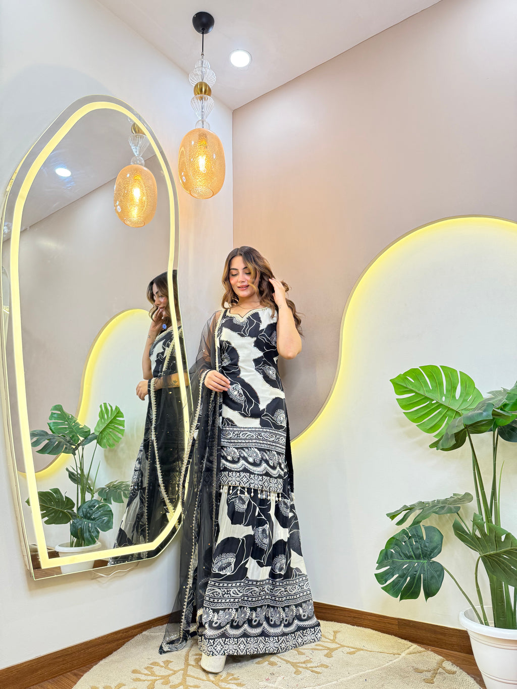 "SHEHNAZ  " SHARARA SUIT