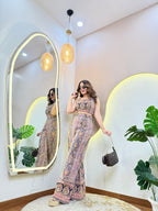 "HUSNA"  CORD SET JECKET STYLE