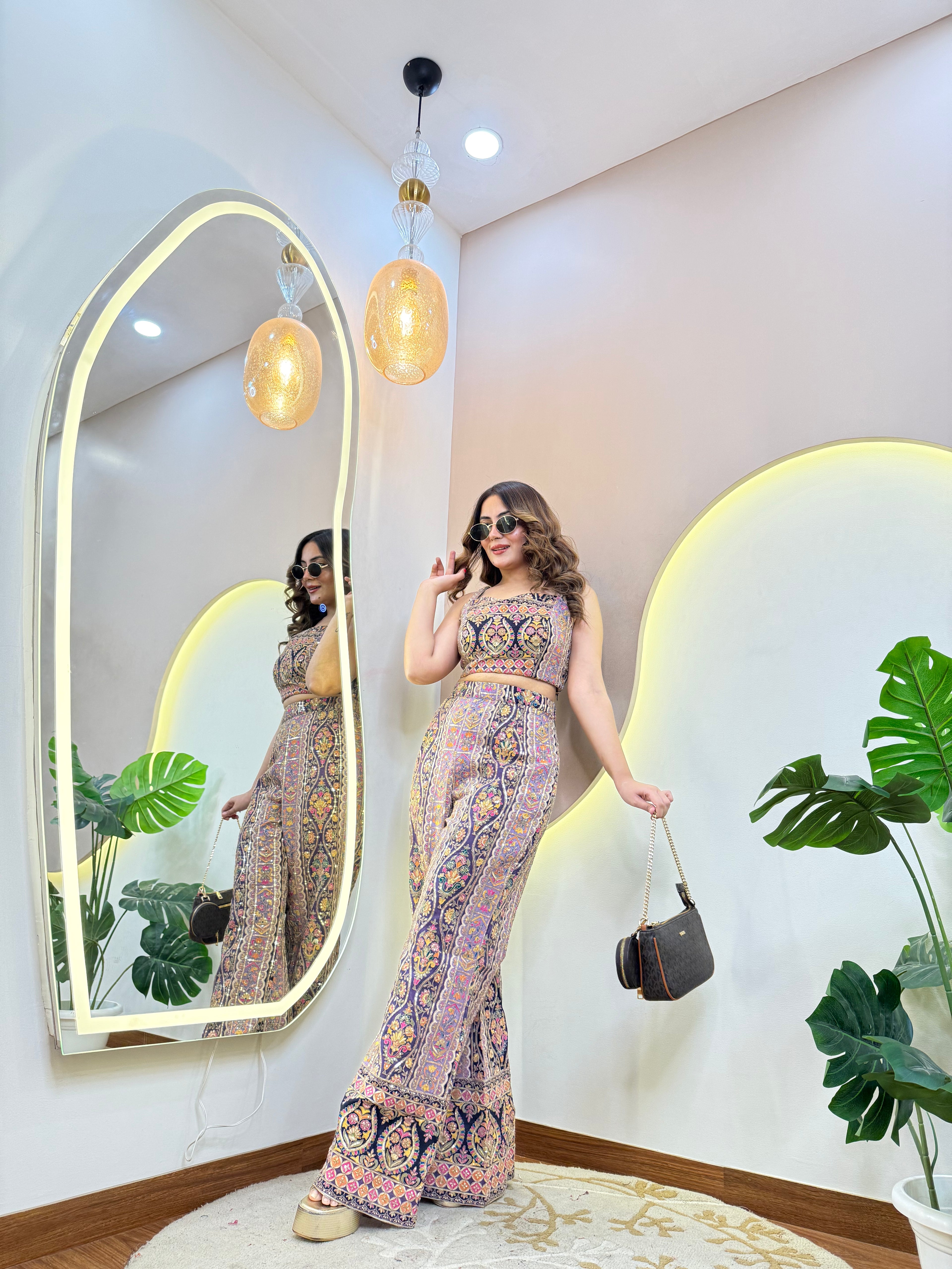 "HUSNA"  CORD SET JECKET STYLE