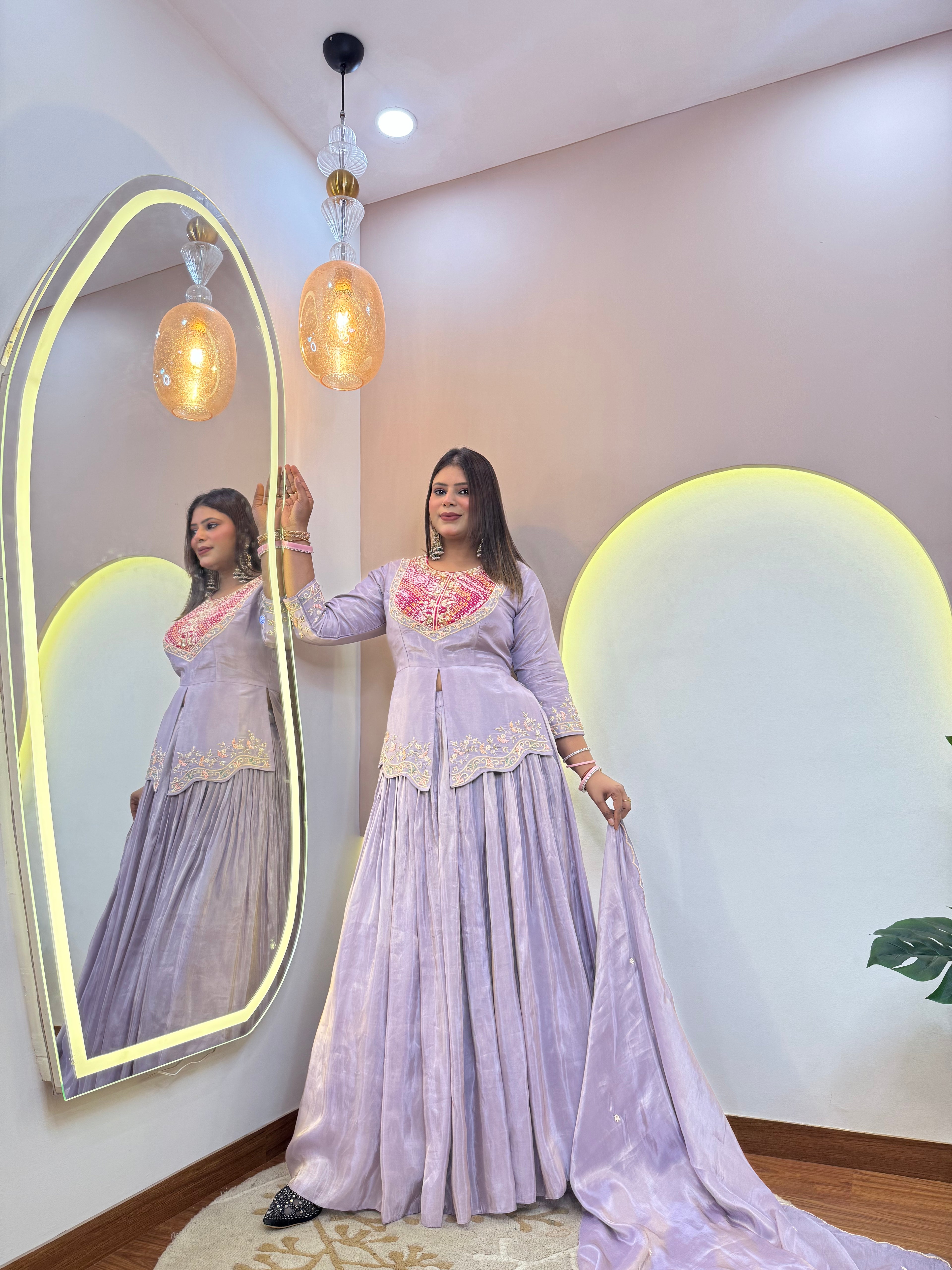 " SOUMYA" CROP TOP SKIRT